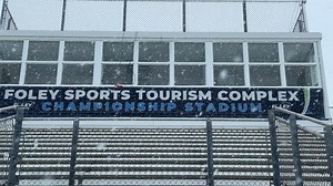 We love making history on these fields but gotta say this isn't the way we were hoping to do it! We've experienced record snowfall today and we, along with all non-emergency City of Foley services, will be closed tomorrow January 22. Stay safe y'all! #PlayFoley | Foley Sports Tourism Fields
