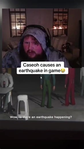 Caseoh causing earthquakes out here 😭 #caseoh #viral #fyp #caseohclips