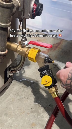 The Sediment Buster is here to help make your life easier 😏🙌 #automobile #plumbingtime