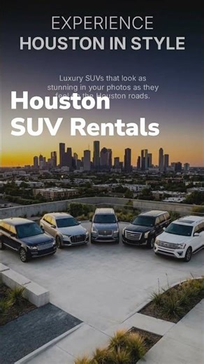 Houston SUV Rentals Offer Superior Passenger Experience #houstonsuvrentals #business #travel #family