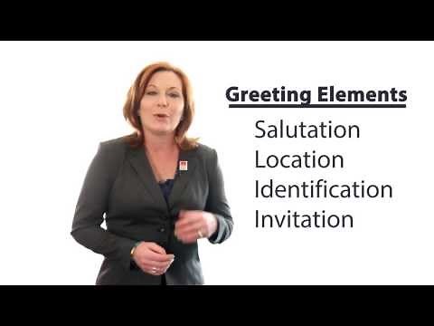 Give a great greeting when answering the phone