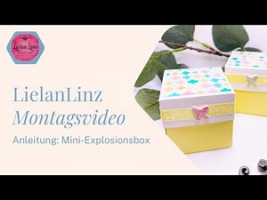 Monday video - Tutorial: Mini explosion box | created with Stampin' Up! products