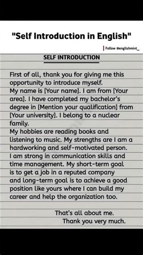 Here Is How To Introduce Yourself In Formal Events. #here #how #howto #intro #yourself #information