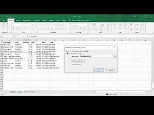Excel - changing input for a pivot table