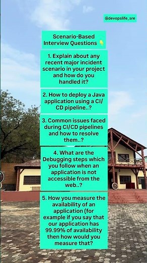 🔥 DevOps scenario-based Interview Questions #devops #interview #reels #trending
