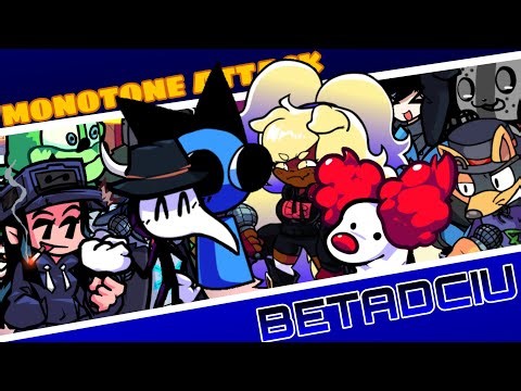 Monotone Attack But Everyone Sings It 🐺 (FNF IMPOSTER V4 - MONOTONE ATTACK BETADCIU)