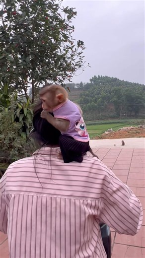 Lyly went outside to play with her mother. Lyly was very happy.