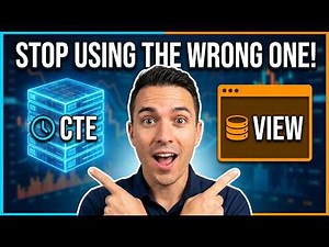 Learn SQL CTE vs VIEW