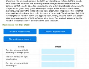 When light hits an object, some of the light's wavelengths are ... | Filo