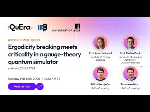 Ergodicity Breaking Meets Criticality in a Gauge Theory Quantum Simulator | QuEra
