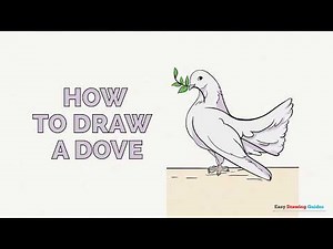 How to Draw a Dove in a Few Easy Steps: Drawing Tutorial for Beginner Artists