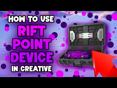 How To Use Rift Point Device in Creative