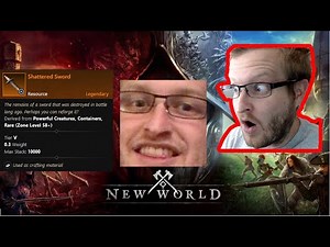 Shattered Sword Legendary Crafting Material for Weaponsmithing New World The Siren's Guide Reekwater