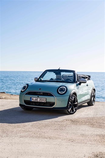 2025 MINI Convertible Looks Cheerful In Ocean Wave Green