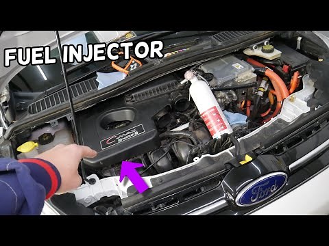 FUEL INJECTOR REPLACEMENT LOCATION FORD C-MAX FORD FUSION LINCOLN MKZ HYBRID ENERGI