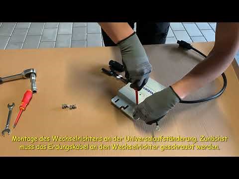 Wechselrichter Montage