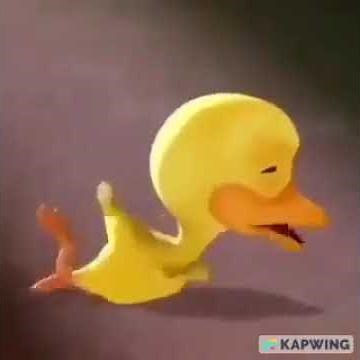 crying duck meme with normal pitched audio