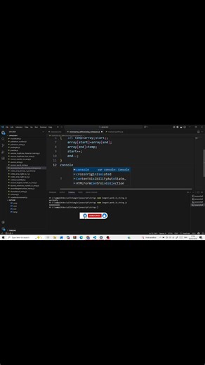 Reverse Array without Extra space and Extra Array | Array logic Interview#short #Javascript #python