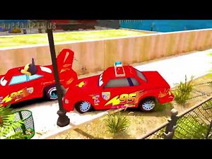 New Disney cars Axle Accelerator McQueen & Dinoco McQueen Children s Songs Nursery Rhymes