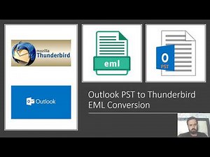 Outlook PST to Thunderbird EML conversation