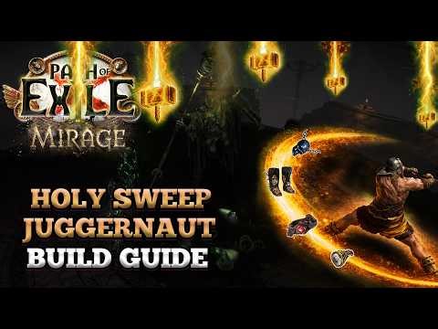 Holy Sweep Juggernaut Massive AOE and Crazy Tankiness | PoE 3.28