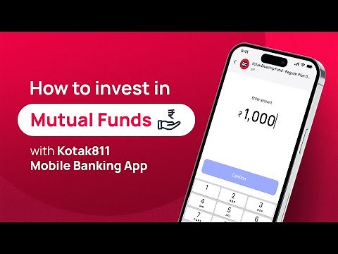 How To Invest In Mutual Fund Using Kotak811 Mobile Banking App | Kotak811