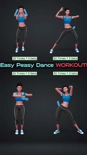 Easy Peasy Dance GRID 1 X 4