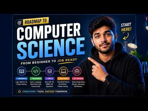 Computer Science Roadmap 2026 🧠 From Beginner to Pro