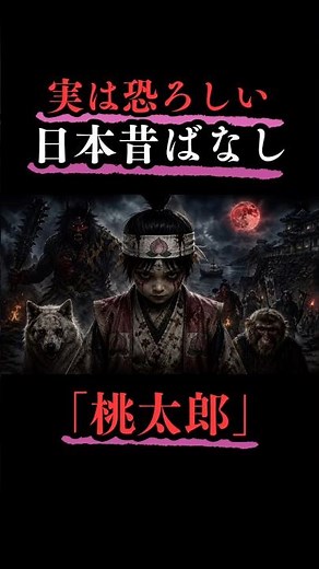 The terrifying Japanese folktale "Momotaro"