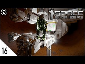 Space Engineers Let's Play (S3 | E16) - This Train Builds its Own Track!