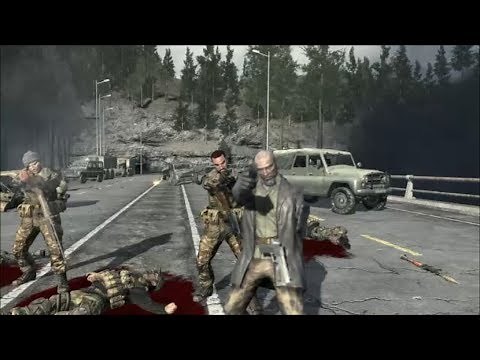 COD 4 MW - What Happens If Zakhaev Runs Out Of Ammo At The Very End?