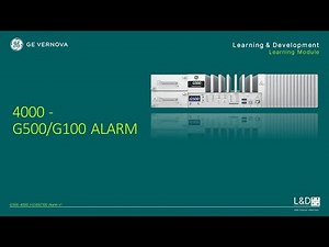 G500-4000 l G500/G100 Alarms v1