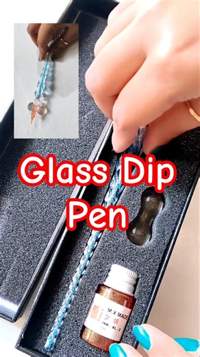 😱🔥Glass Dip Pen Unboxing|Levin #viral #glasspen #glassdippen #trending #review #shorts #unboxing #yt
