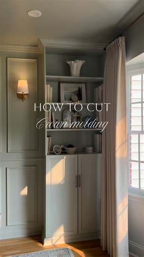 This is definitely the longest video we have made but we wanted to clearly explain this for you guys and for you to be able to come back to it later when you are ready for this project! Our crown molding tutorial..Let us know if you have questions and come back for part 2! #crownmolding #crownmoldingtutorial #walltrim | CreatingaCasa