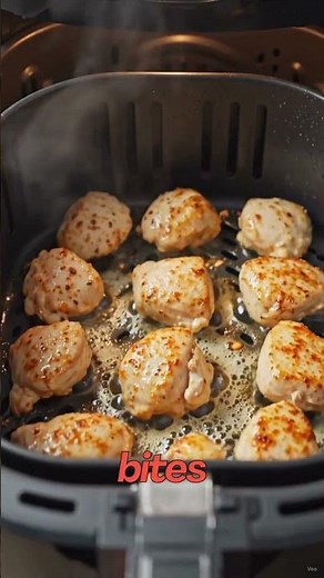 Air Fryer Garlic Butter Chicken Bites | Crispy, Juicy & Easy 20-Minute Recipe