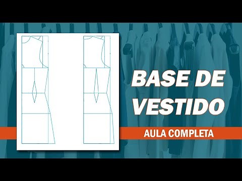 MOLDE BASE DE VESTIDO | MODELAGEM PASSO A PASSO