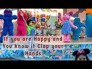 If you are happy and you know it clap your hands | Elmo Show | Sesame Street | Nursery Rhymes