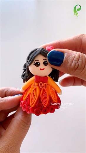 3D Paper Doll on Old Pencil 😱🪆 #shorts