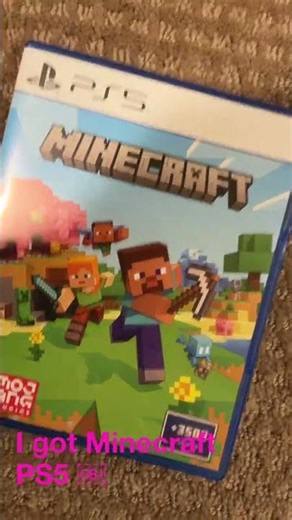 I got Minecraft PS5. Short 72. ￼