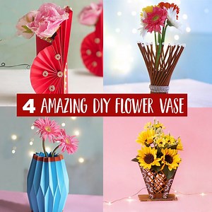 4 Amazing DIY Flower Vase | Desk Decor Ideas | Best out of waste Hey! Here are 4 unique ways on how to make your own Flower Vase! Follow us for more fancy craft ideas! #DeskDecor #bestoutofwaste #Papercrafts Our Social Media: Watch more: http://www.21frames.in/artalltheway Follow us on Instagram: https://www.instagram.com/ventunoart Follow us on Facebook: https://www.facebook.com/ArtAllTheWay | Art All The Way