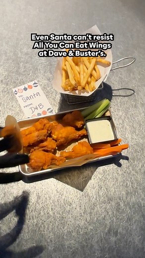 Feast on so-ho-ho much food for only $22.99 🎅🍴 | Dave & Buster's