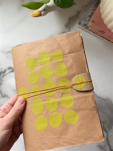 emily step on Instagram: "Another weekend, another upcycled paper bag notebook. Swipe for a quick flip through. 👉🏻🧵🪡📔 How ya feeling about the green tho?"