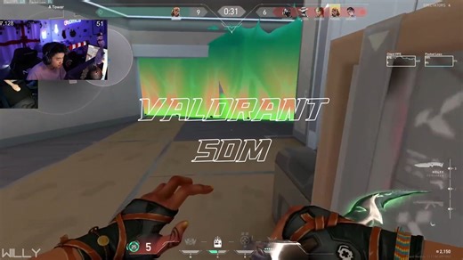 【无畏契约】s0m 天梯糕手雷兹raze直播精彩操作集锦！