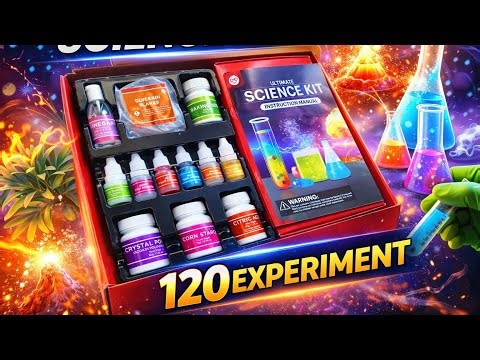 Ultimate science kit unboxing| Einstein Box | 120 experiment | #science
