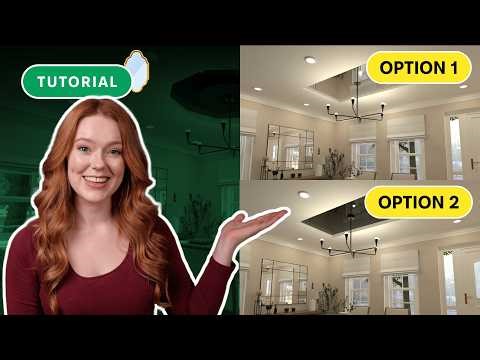How to create a ceiling mirror | Tutorial | Planner 5D