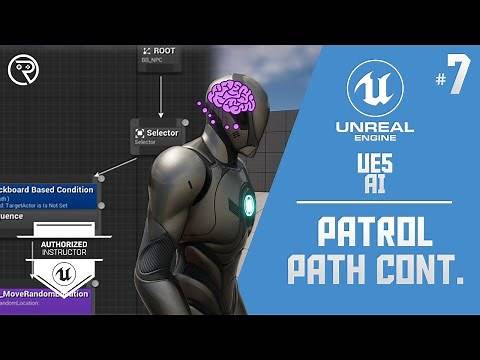 Unreal Engine 5 Tutorial - AI Part 7: Patrol Path Continued