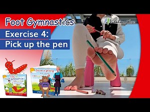 Exercise 4: Pick Up the Pencil – Foot Gymnastics for Children | Vitalius.Care