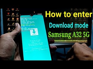 How to enter Download mode Samsung A32 5G
