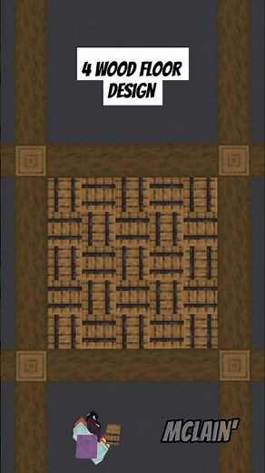 4 Wooden Floor Designs to Upgrade Your Minecraft Builds! | Credit : rale_design