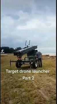 Pneumatic Target Drone Launcher